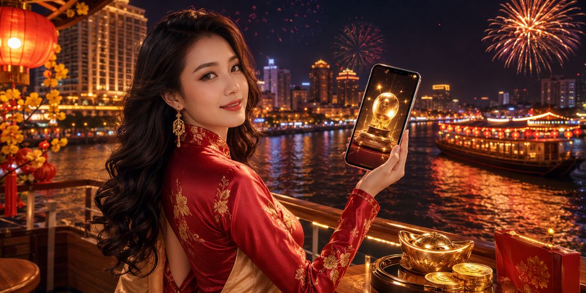 Người chơi Việt Nam sử dụng áo dài truyền thống trải nghiệm casino di động trên điện thoại