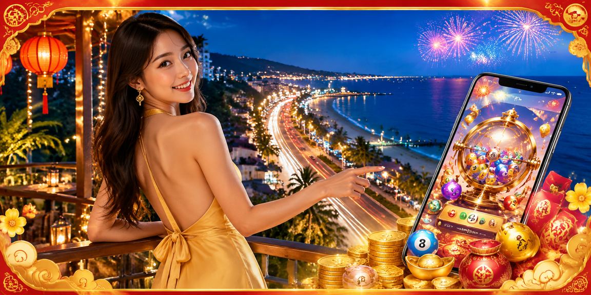 Người chơi xổ số và cá cược tại bãi biển Mũi Né lúc chiều tà