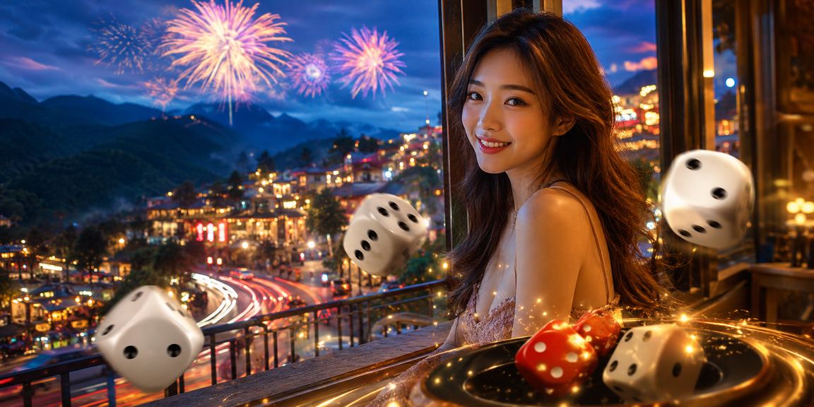 Trò chơi tài xỉu xúc xắc tại Sa Pa trong khung cảnh cà phê truyền thống Việt Nam